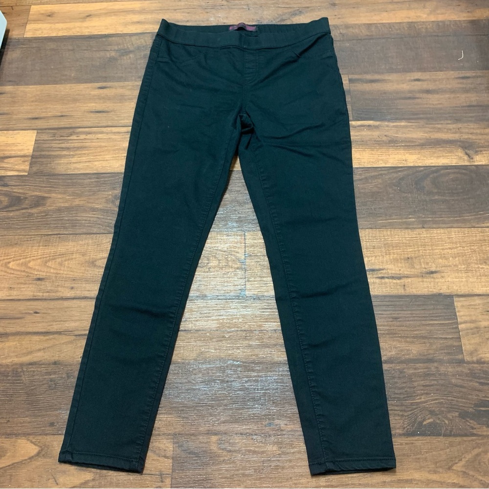 No Boundaries Juniors Size L (11-13) Black Pull UP Stretch Knit Pants Leggings